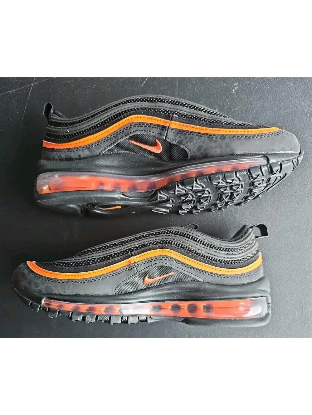 Size 5.5 (GS) - Nike Air Max 97 Low Black Safety Orange